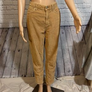 Urban Outfitters BDG Mom High-Rise Tan Corduroy SZ 27
